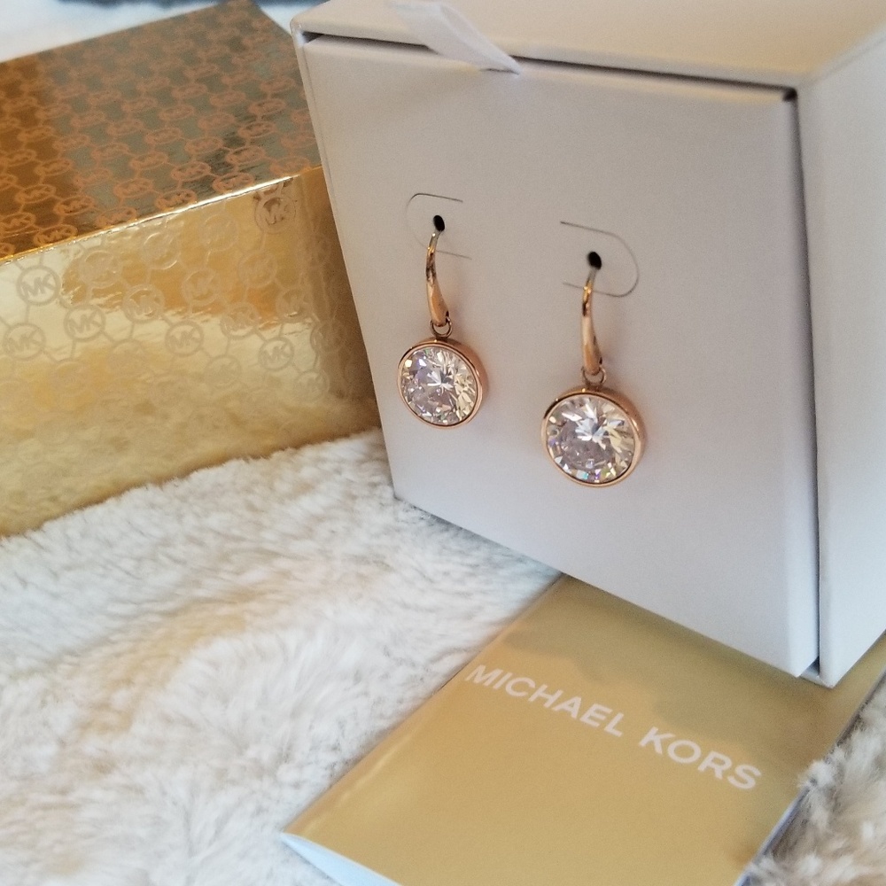 NIB* Michael Kors Rose Gold Earrings*